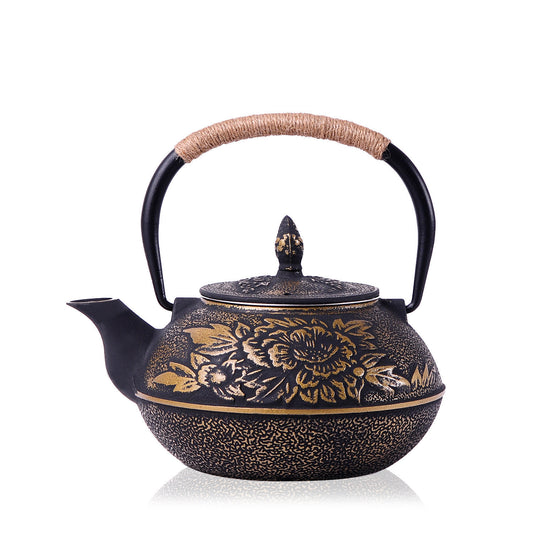 The Botan Japanese Style Cast Iron Teapot