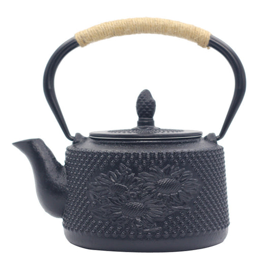 The Himawari Japanese Style Cast Iron Teapot